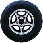 Spare tire aluminum mag wheel